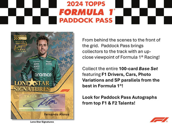 2024 Topps Paddock Pass F1 Formula 1 Value Blaster Box