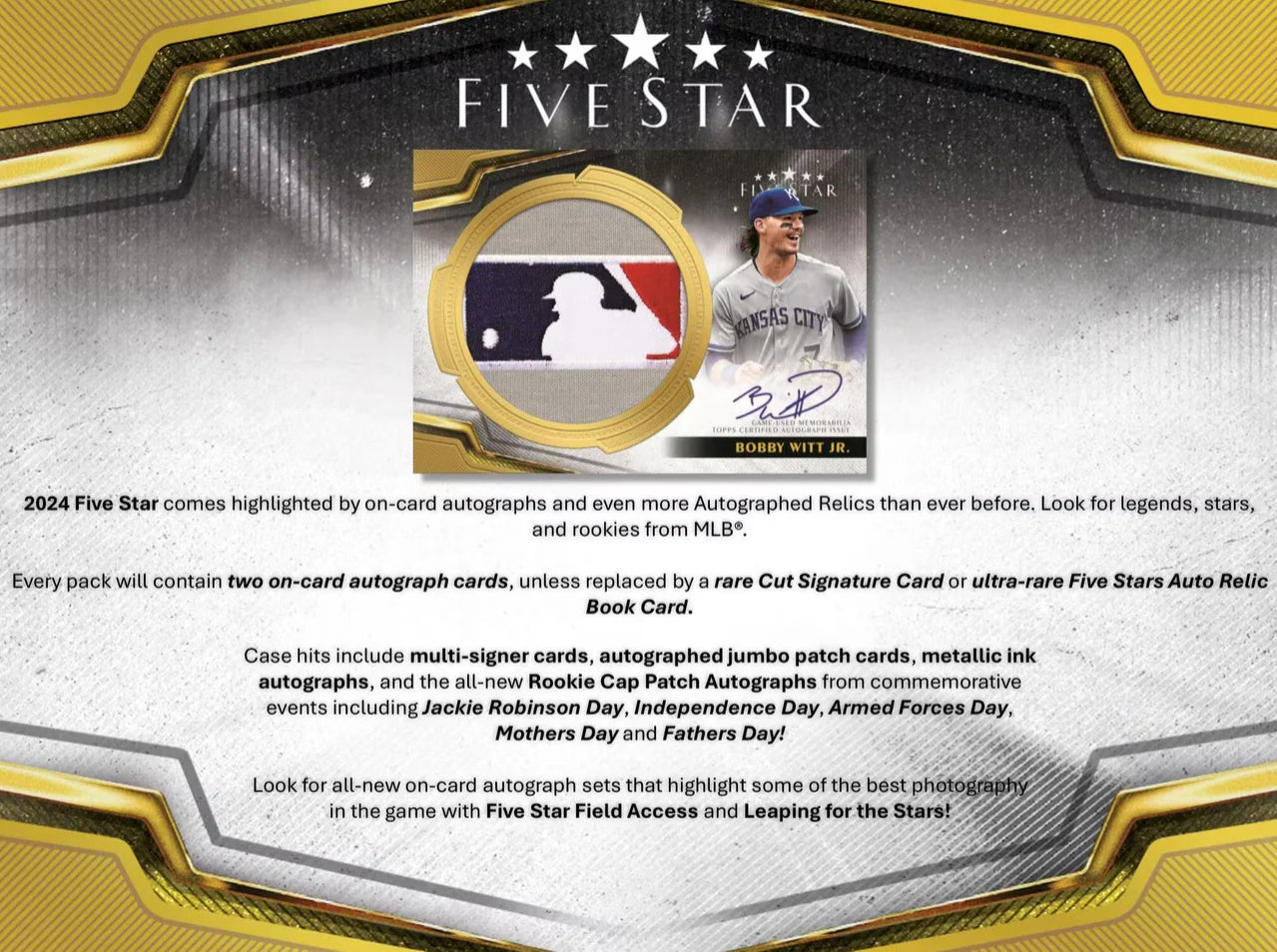 2024 Topps Five Star Baseball Hobby Box