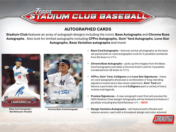 2024 Topps Stadium Club Baseball Hobby Box