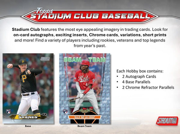 2024 Topps Stadium Club Baseball Hobby Box