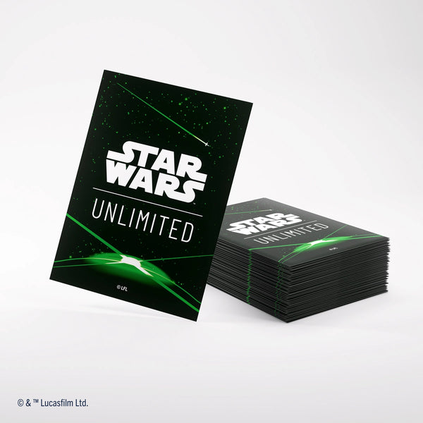 Gamegenic Star Wars Unlimited Art Sleeves - Card Back Green