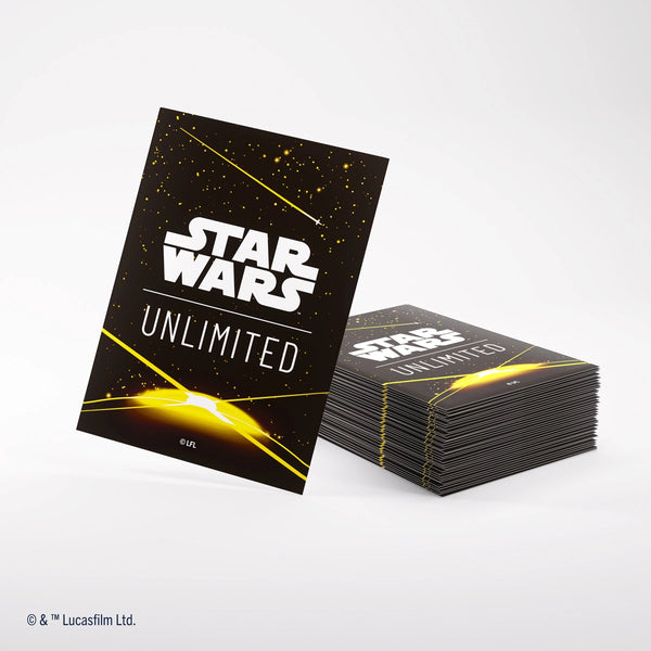 Gamegenic Star Wars Unlimited Art Sleeves - Card Back Yellow