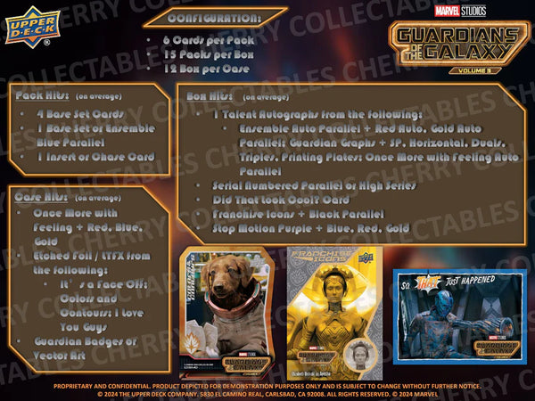 2024 Upper Deck Marvel Guardians of the Galaxy Volume 3 Hobby Box