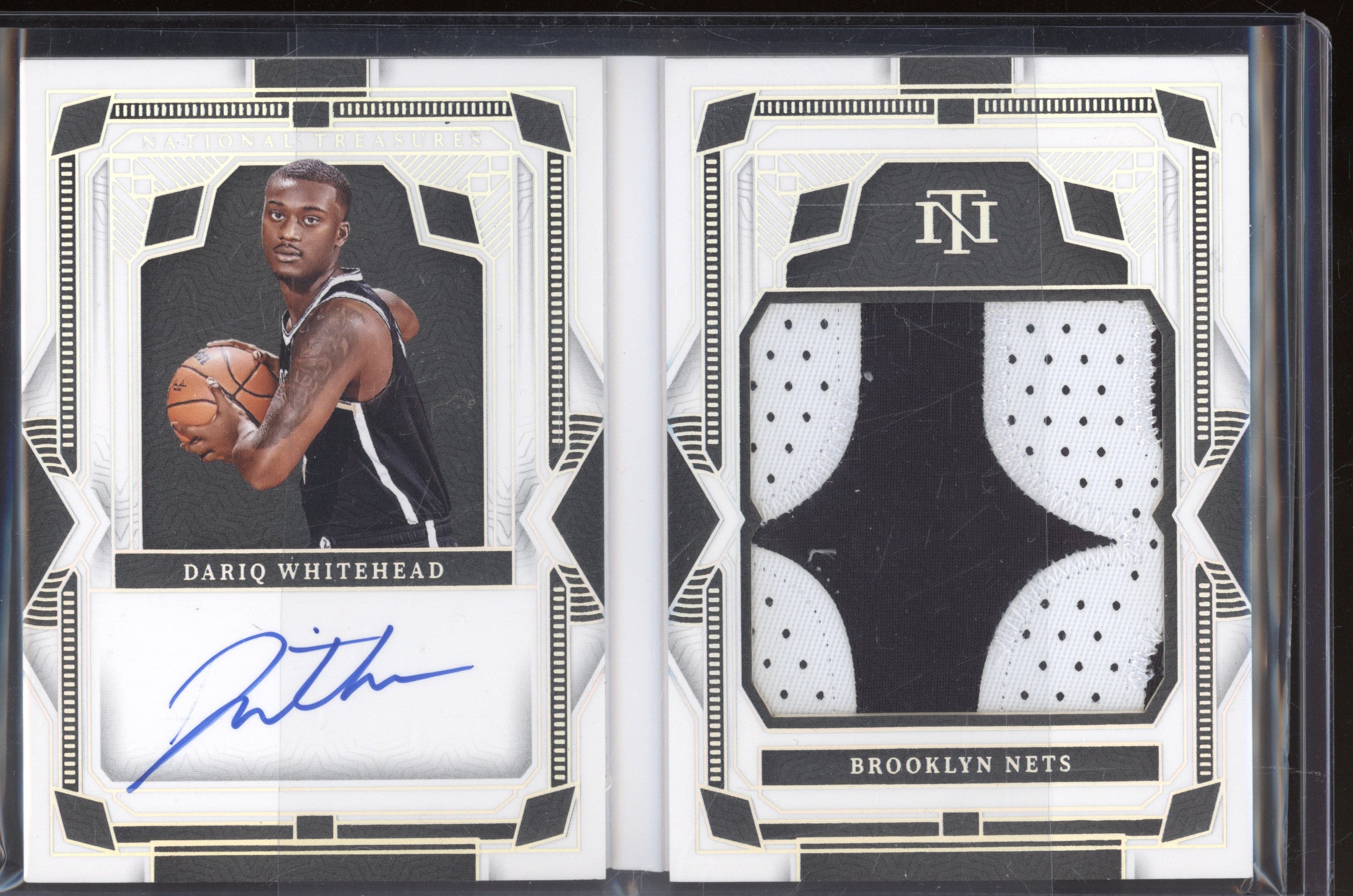 2023 Panini National Treasures Dariq Whitehead Rookie First Edition Signatures