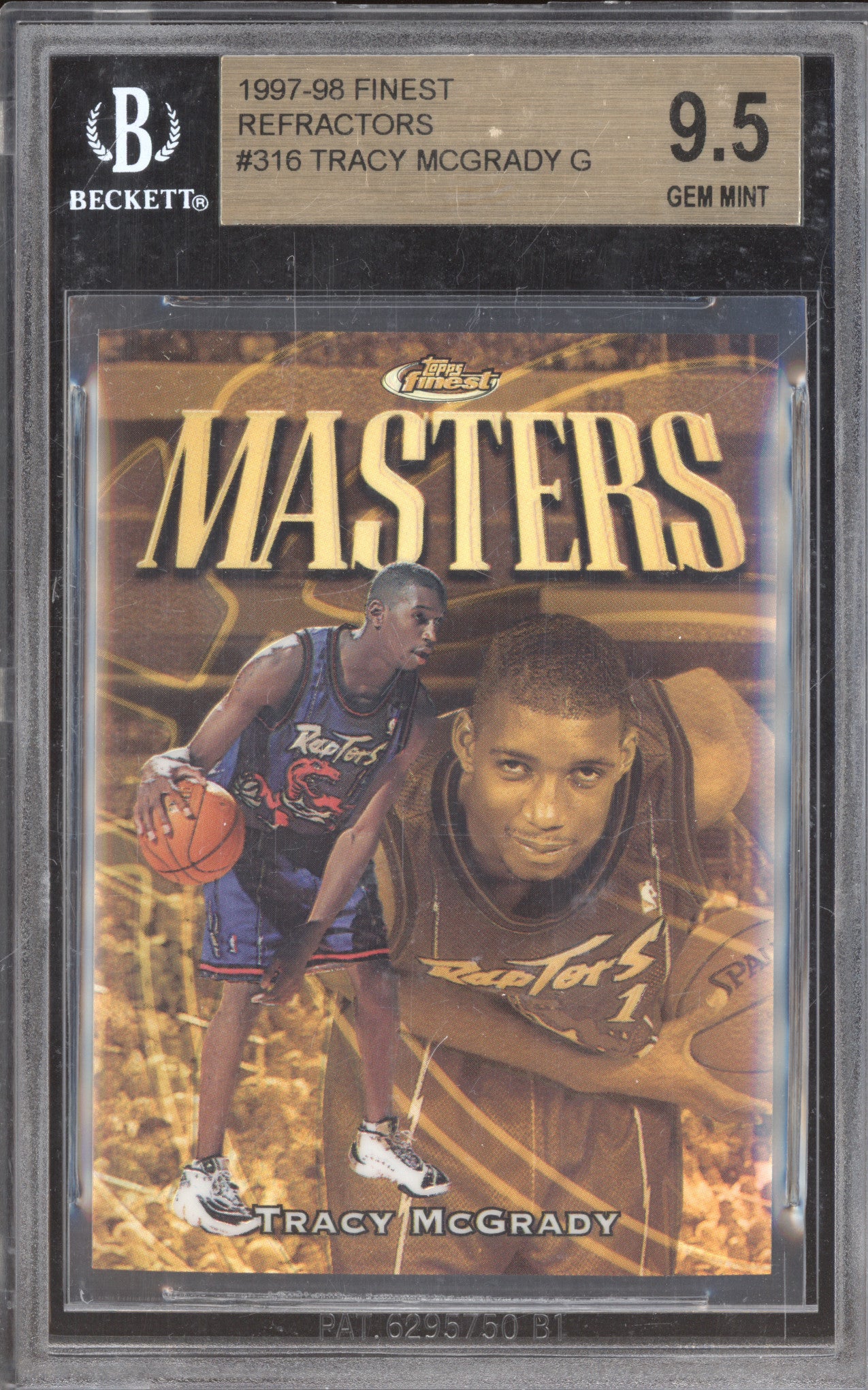 1997-98 Tracy McGrady 316 Finest Refractors /289 BGS 9.5