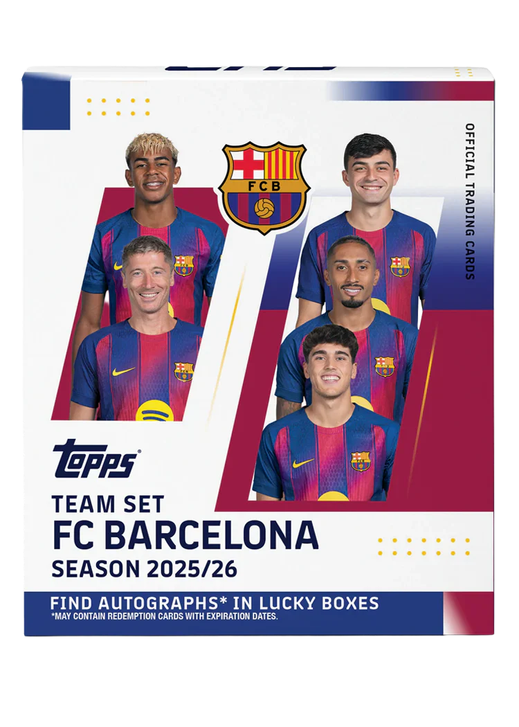 2025/26 Topps FC Barcelona Team Set Box
