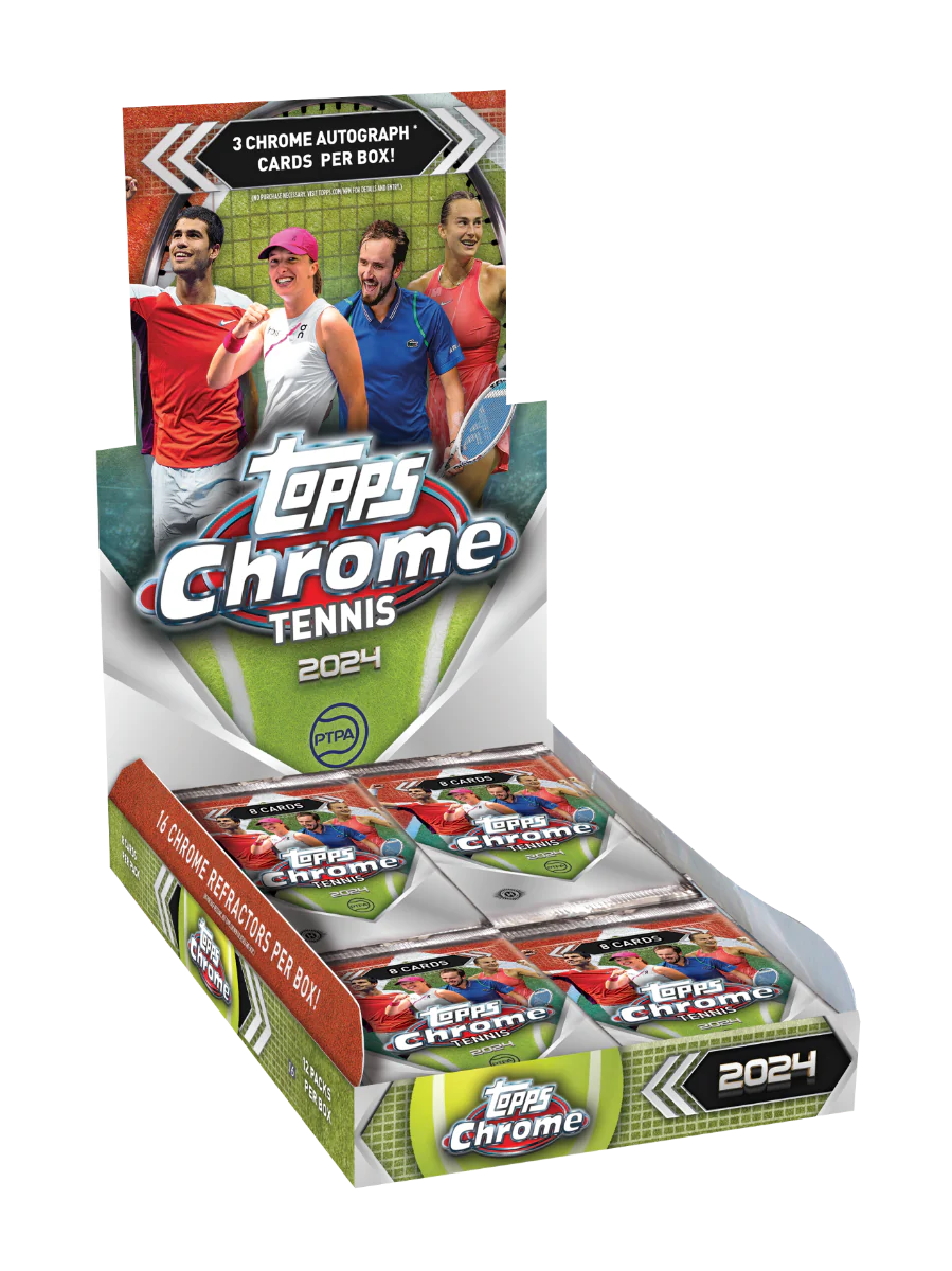 2024 Topps Chrome Tennis Hobby Box