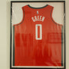 Jalen Green Houston Rockets Autographed Nike Red Icon Swingman Jersey Framed