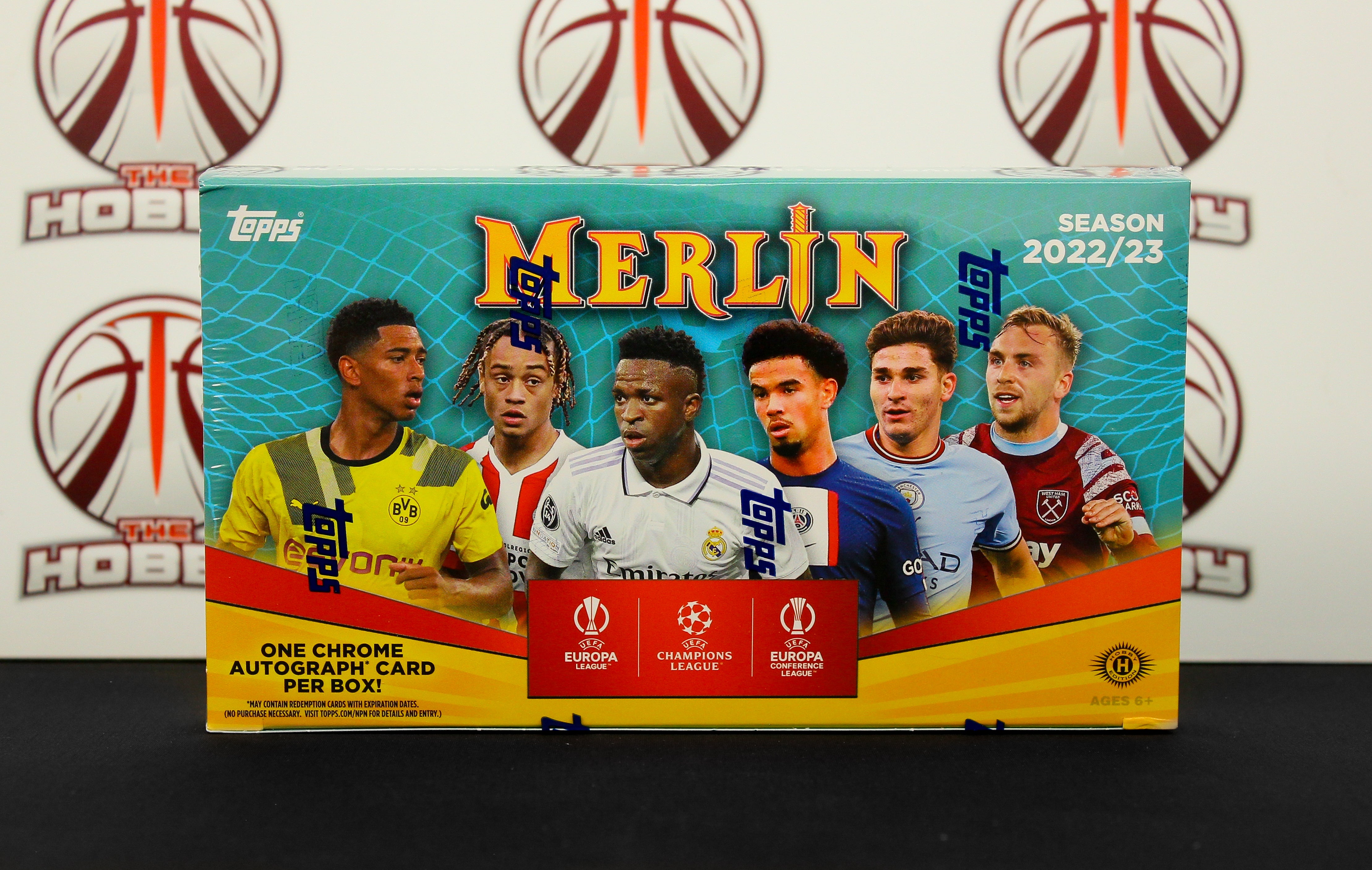 2022-23 Topps UEFA Club Competition Merlin Chrome Soccer Hobby Box