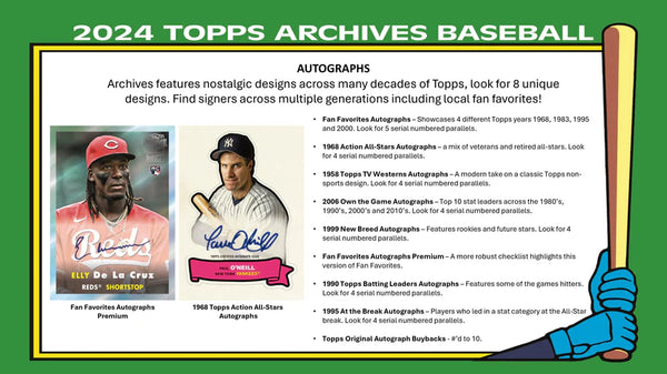 2024 Topps Archives Baseball Collectors Box