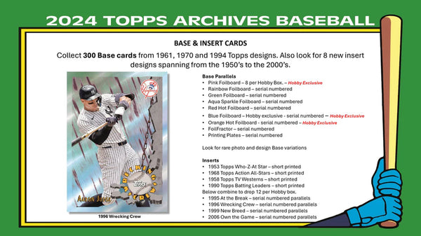 2024 Topps Archive Baseball Hobby Box