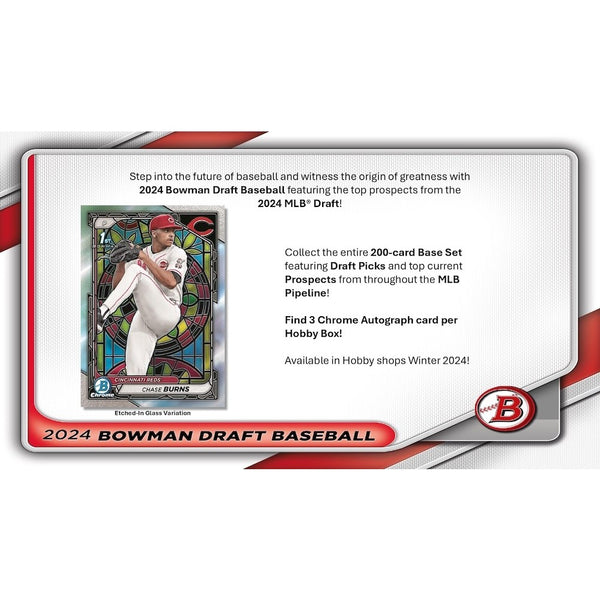 2024 Bowman Draft Baseball Jumbo Hobby Box (Pre-Order)