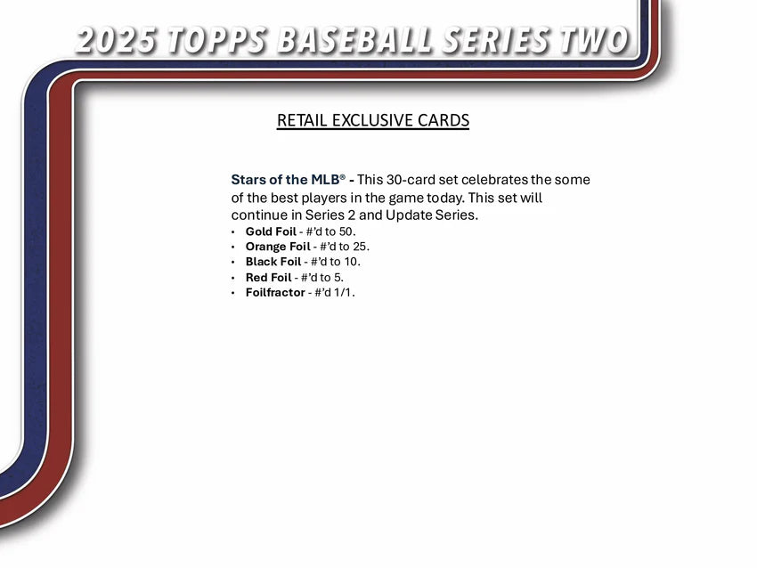 2025 Topps Series 2 Baseball Blaster Box