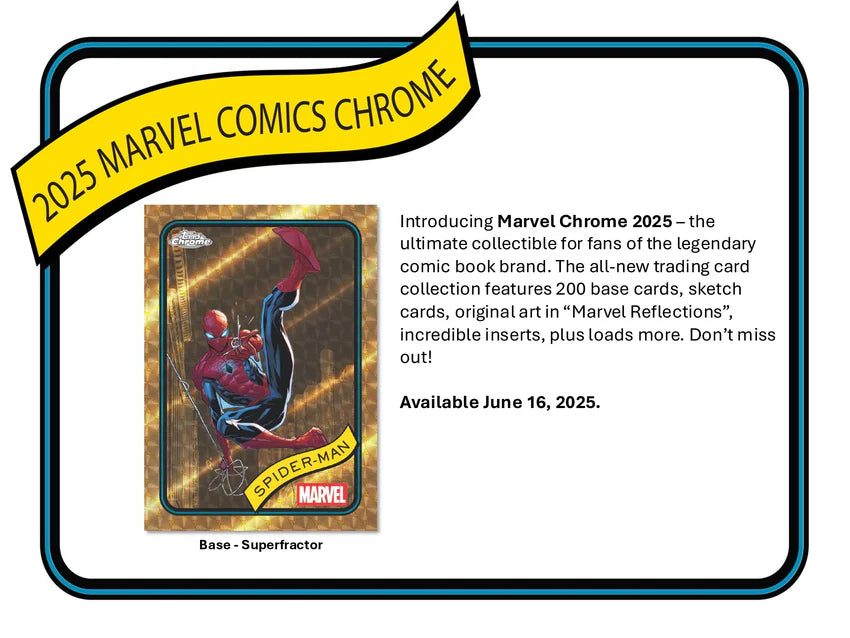 2025 Topps Chrome Marvel Blaster Box