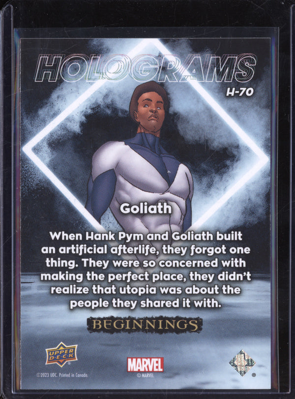 Goliath 2024 Upper Deck Marvel Beginnings Vol 2 H-70 Holograms