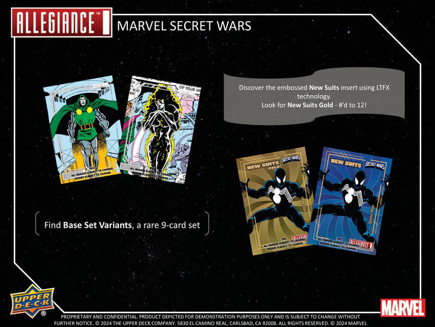 2024 Upper Deck Allegiance Secret Wars Hobby Box