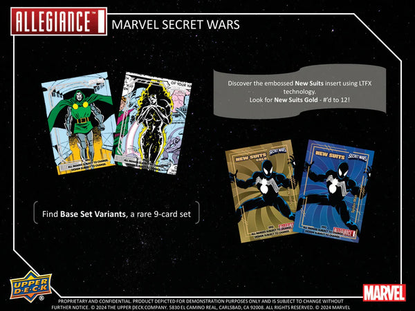 2024 Upper Deck Allegiance Secret Wars Hobby Box