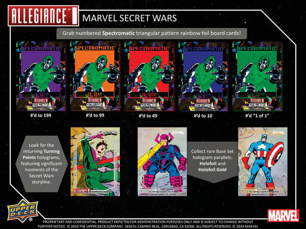 2024 Upper Deck Allegiance Secret Wars Hobby Box