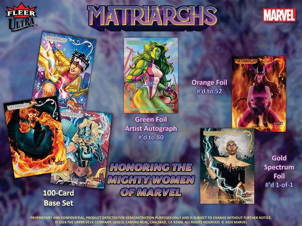 2024 Upper Deck Marvel Fleer Ultra Matriarchs of Marvel Hobby Box