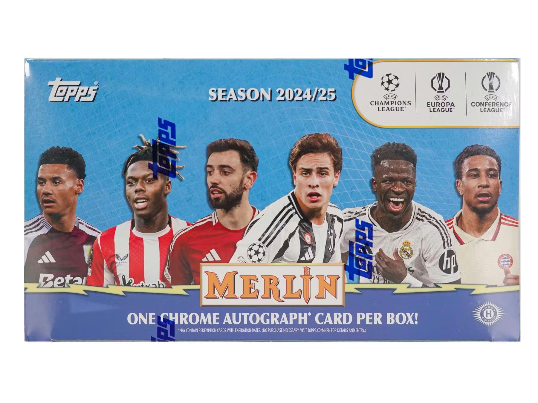 2024/25 Topps Merlin Chrome UEFA Club Competitions Soccer Hobby Box