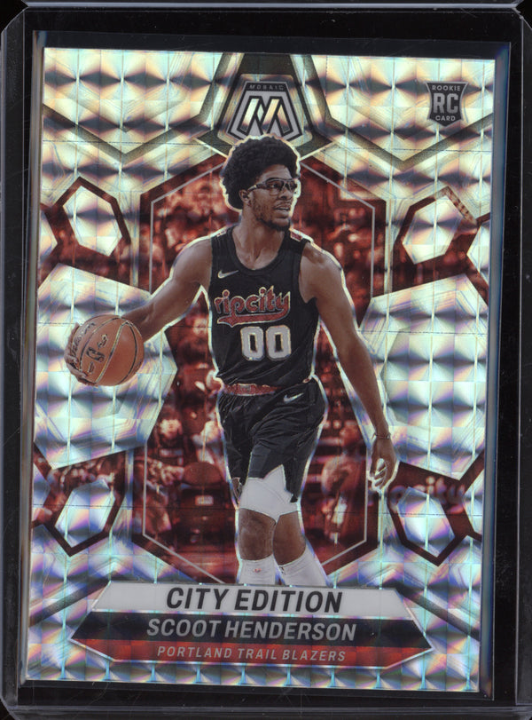 Scoot Henderson 2023-24 Panini Mosaic 275 Mosaic RC