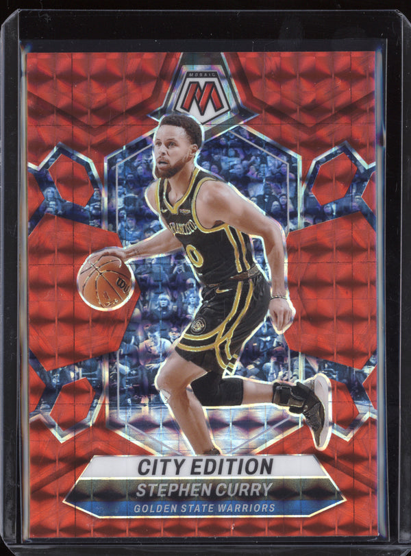 Stephen Curry 2023-24 Panini Mosaic 276 Red