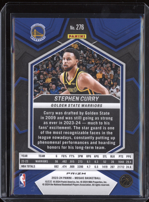 Stephen Curry 2023-24 Panini Mosaic 276 Red