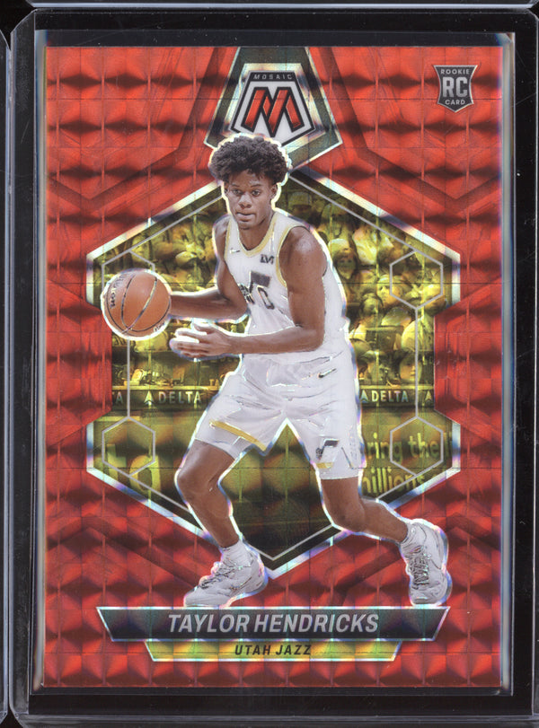 Taylor Hendricks 2023-24 Panini Mosaic 221 Red RC