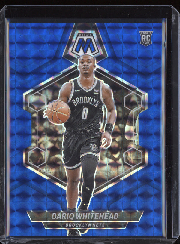 Dariq Whitehead 2023-24 Panini Mosaic 247 Blue RC 113/199