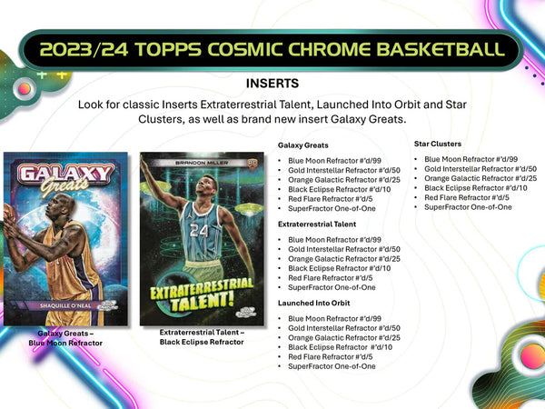 2023-24 Topps Cosmic Chrome Basketball Hobby Box