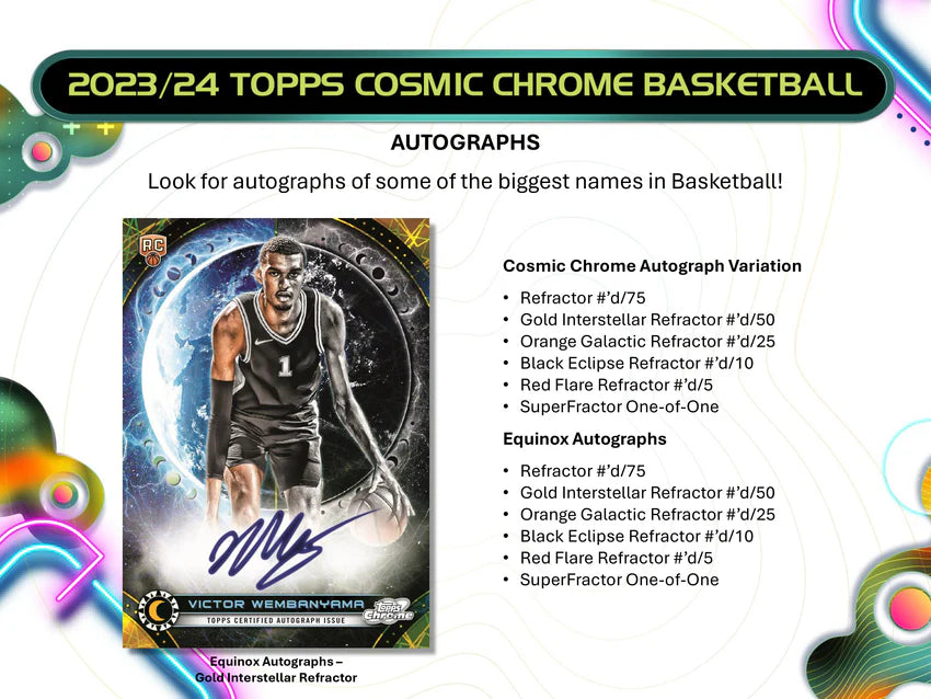 2023-24 Topps Cosmic Chrome Basketball Hobby Box