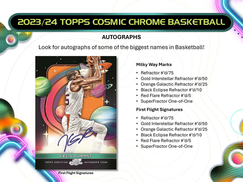 2023-24 Topps Cosmic Chrome Basketball Hobby Box