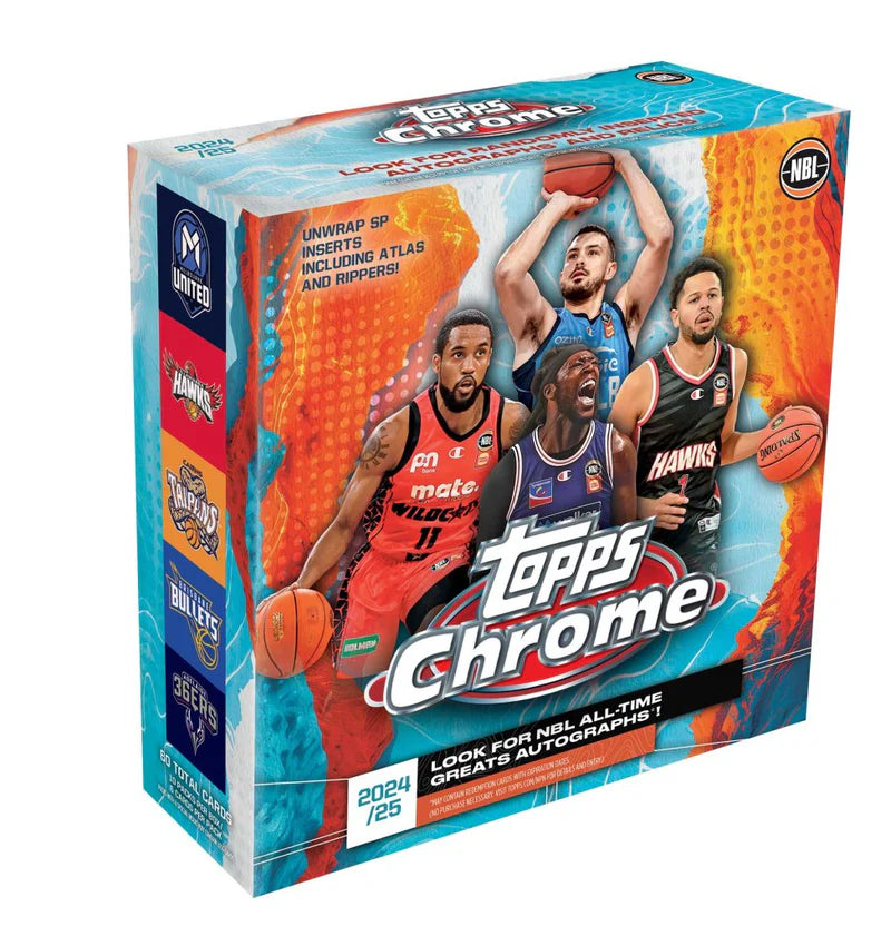 2024/25 Topps Chrome NBL Basketball Mega Box