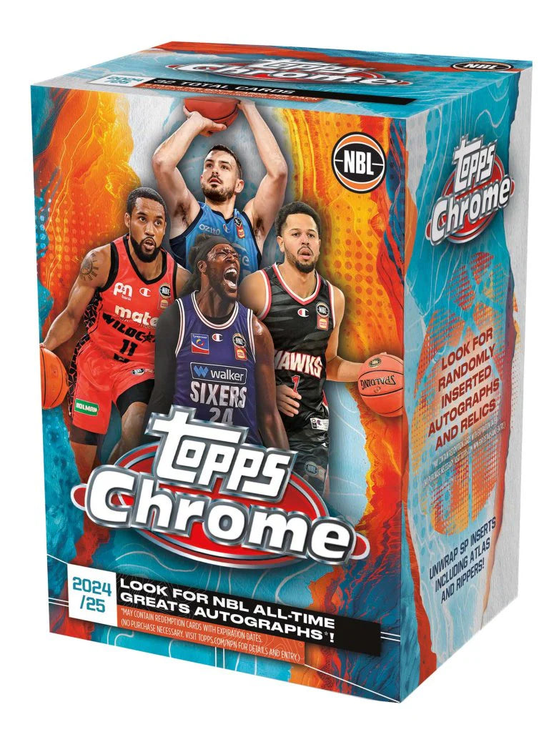 2025 Topps Chrome NBL 5 Box Break - Break #00006