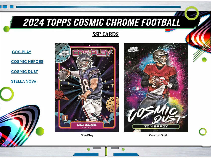 2024 Topps Cosmic Chrome Football Hobby Box (Preorder)