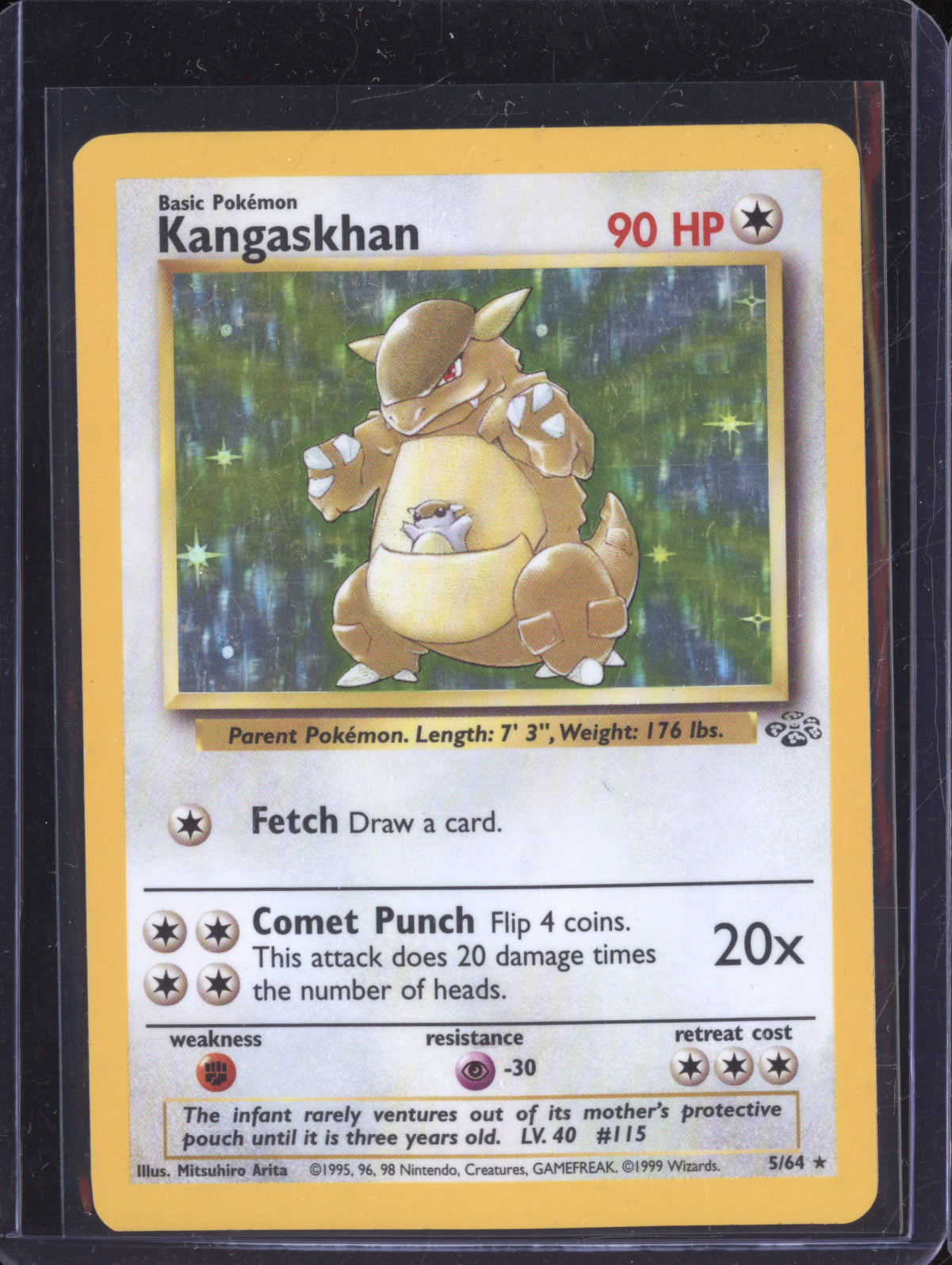 Kangaskhan 1999 Pokemon Jungle 5/64 Holo