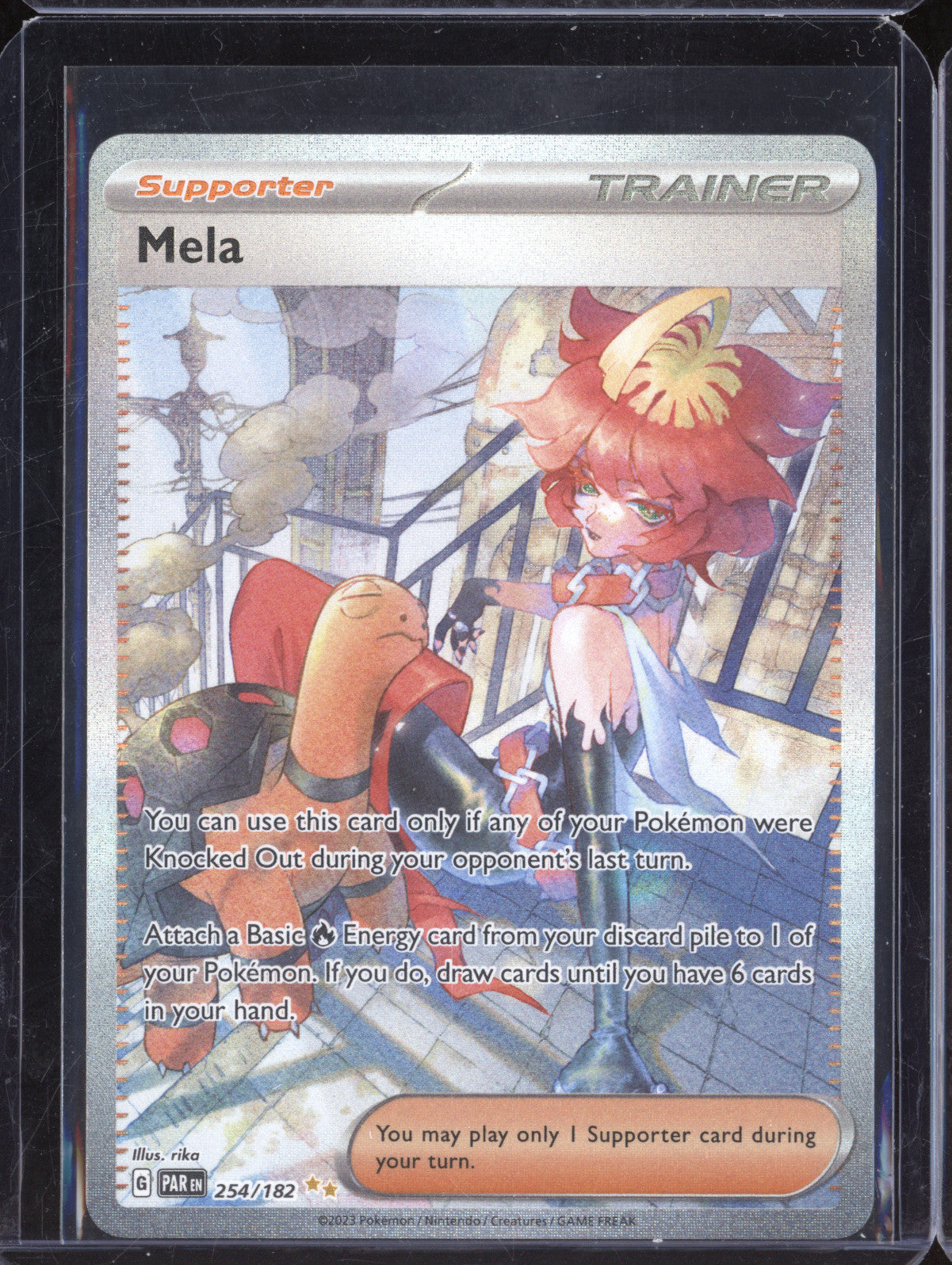 Mela 2023 Pokemon Paradox Rift 254/182 Special Illustration Rare