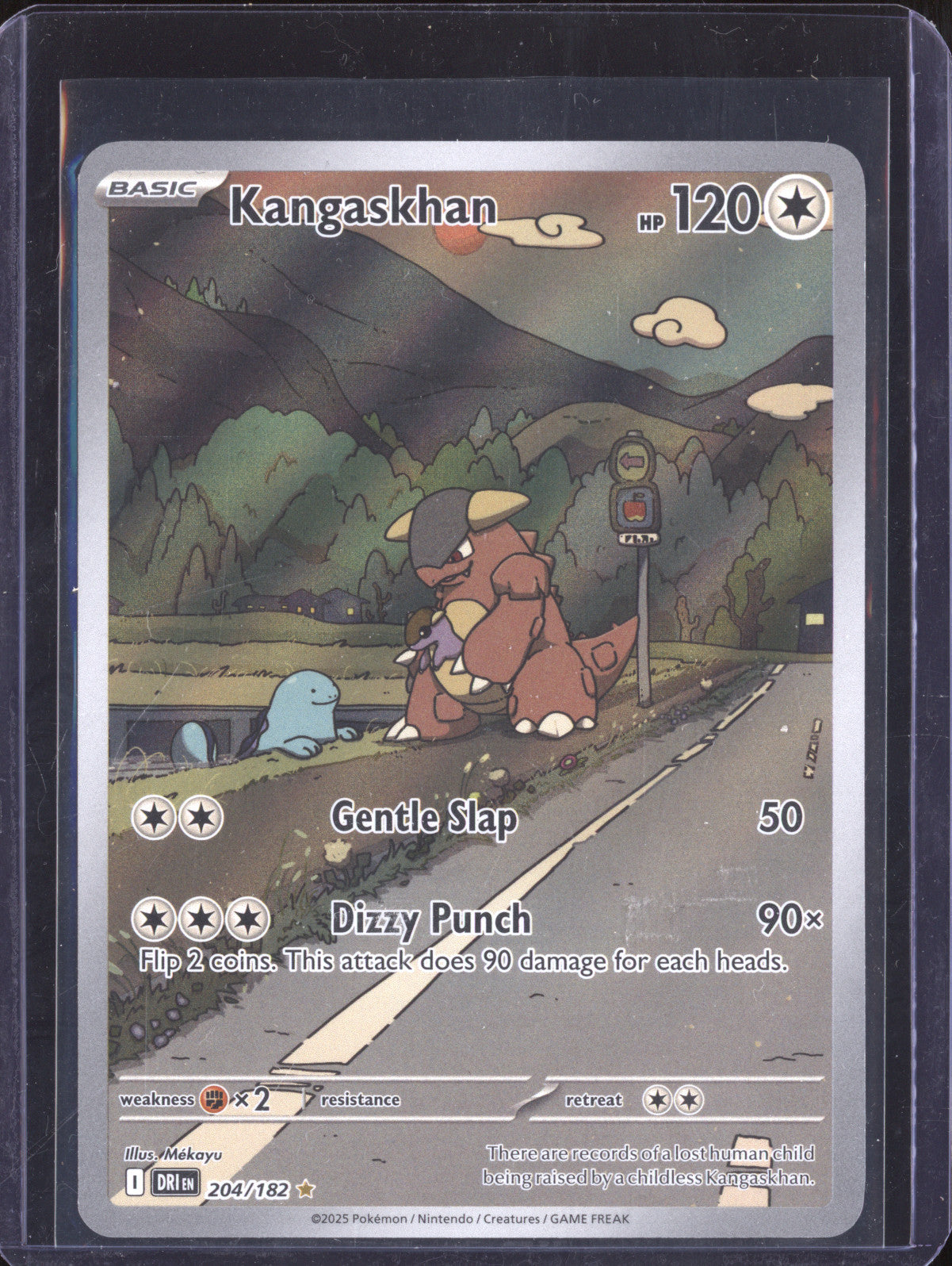 Kangaskhan 2025 Pokemon Destined Rivals 204/182 Illustration Rare