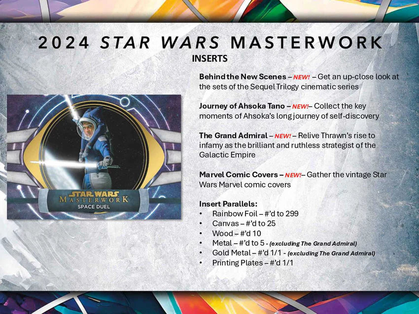 2024 Topps Star Wars Masterwork Hobby Box