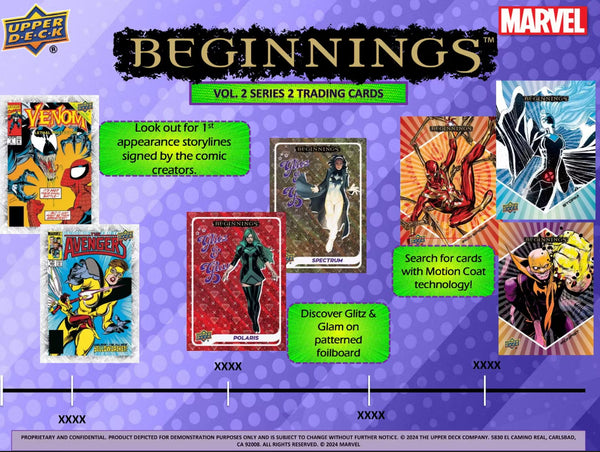 2024 Upper Deck Marvel Beginnings Vol. 2: Series 2 Hobby Box