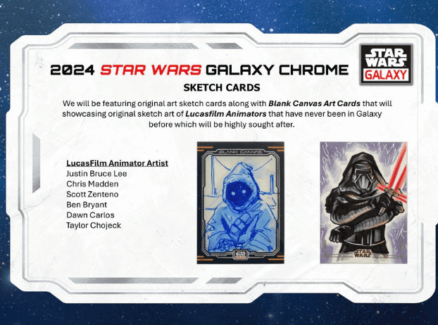 2024 Topps Star Wars Chrome Galaxy Hobby Box