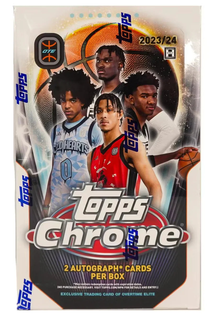 2023-24 Topps Chrome Overtime Elite Basketball Hobby Box