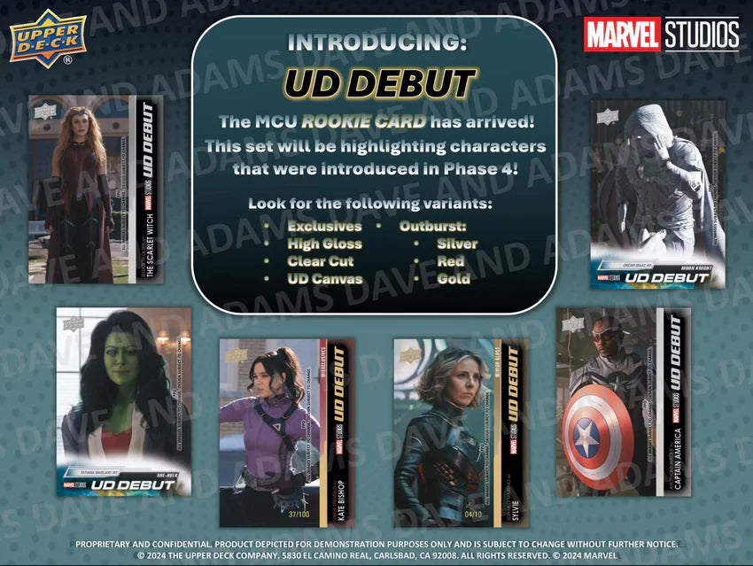 2024 Upper Deck Marvel Studios Disney+ Series 1 Hobby Box