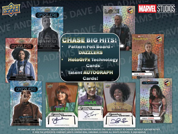 2024 Upper Deck Marvel Studios Disney+ Series 1 Hobby Box