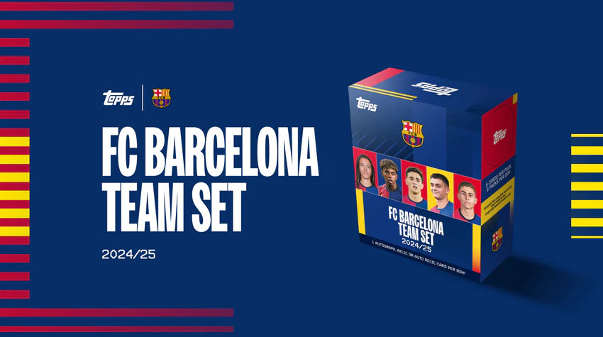 2024-25 Topps FC Barcelona Soccer Team Set