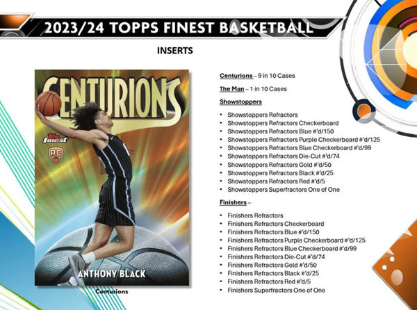 2023-24 Topps Finest Basketball Hobby Box (Pre-Order)