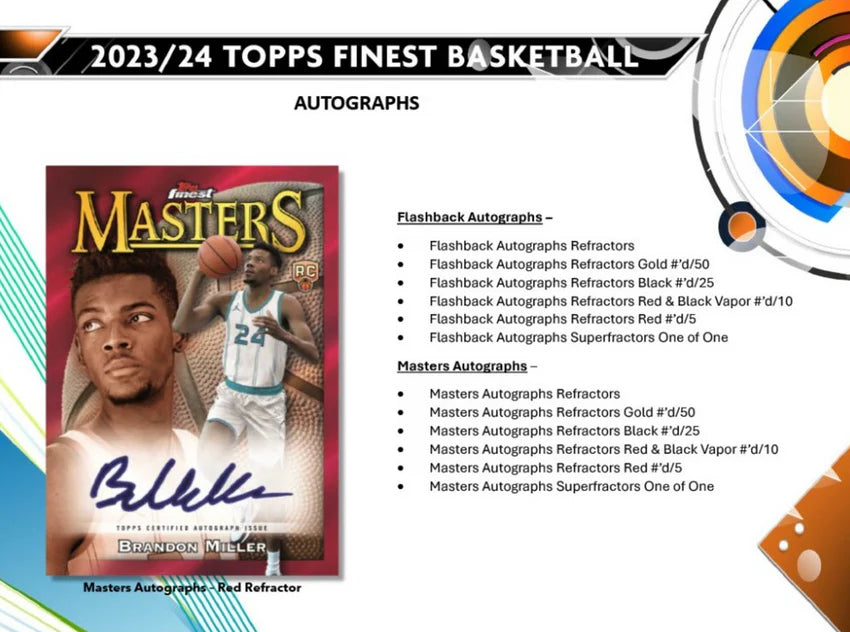 2023-24 Topps Finest Basketball Hobby Box