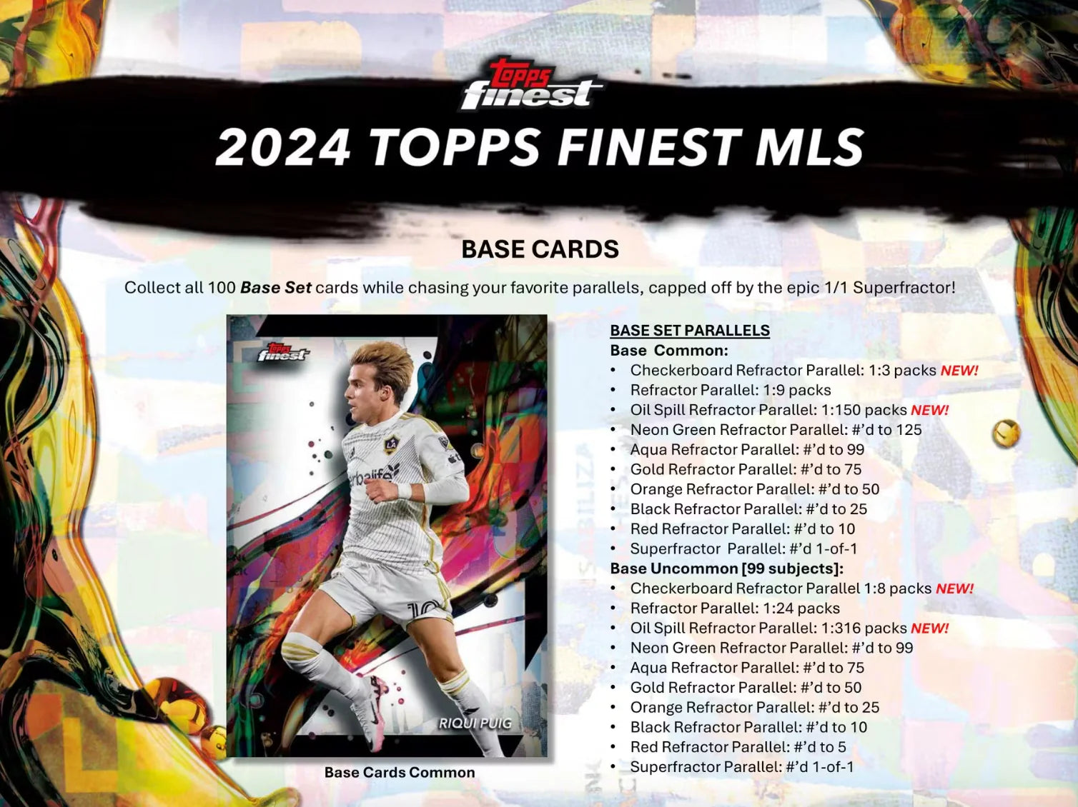 2024 Topps Finest MLS Soccer Hobby Box