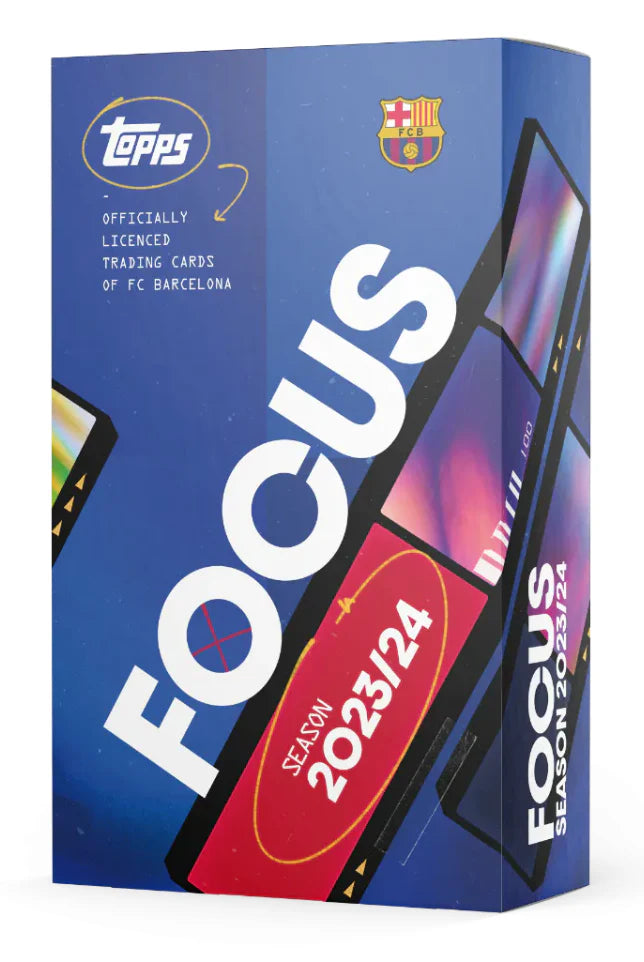 2023-24 Topps Focus FC Barcelona Hobby Box