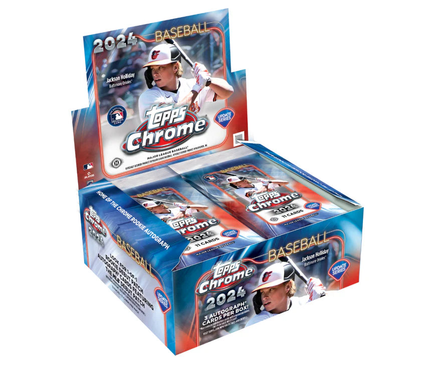 2024 Topps Chrome Update Series Baseball Jumbo Box